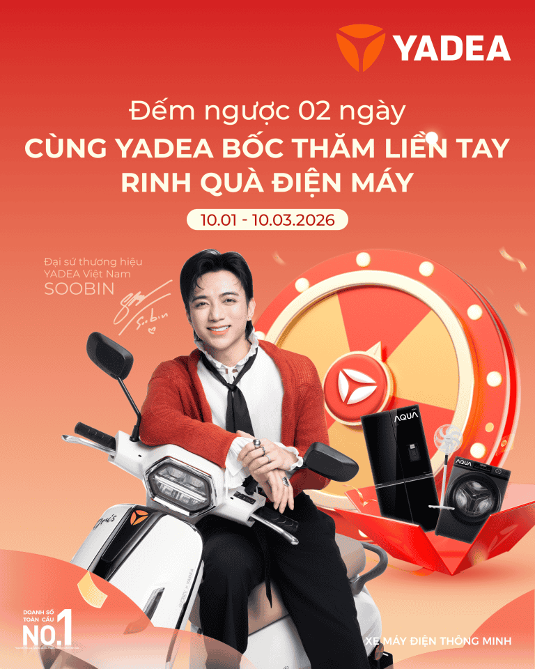 Bốc thăm trúng thưởng Yadea