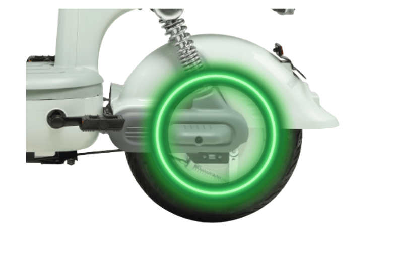 xe đạp điện yadea i8 hê thống phanh sau