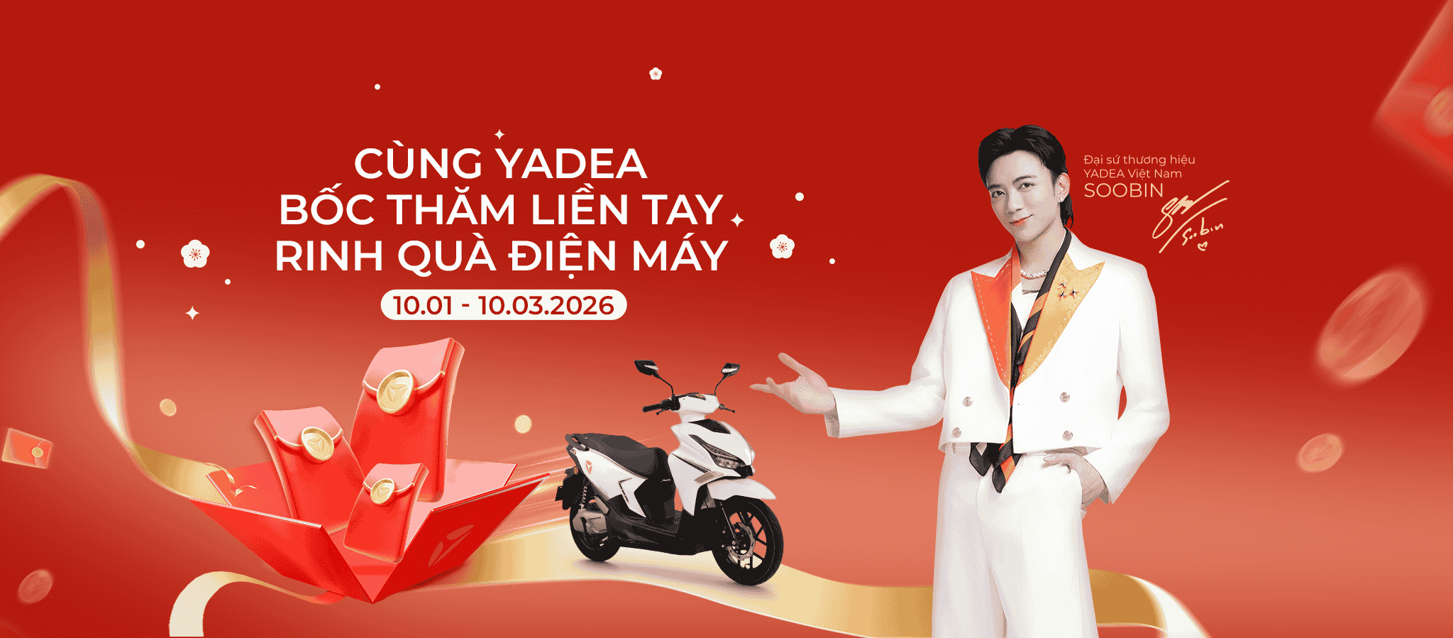 Sự kiện Yadea bốc thăm trúng thưởng